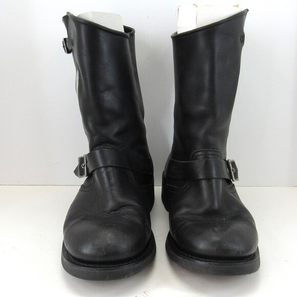 Harley-Davidson USA Stock No D93309 Men's Black Pull-On Boots Size 10 M - Picture 1 of 10